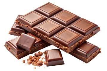 Big chocolate and small ones are each split into three parts png