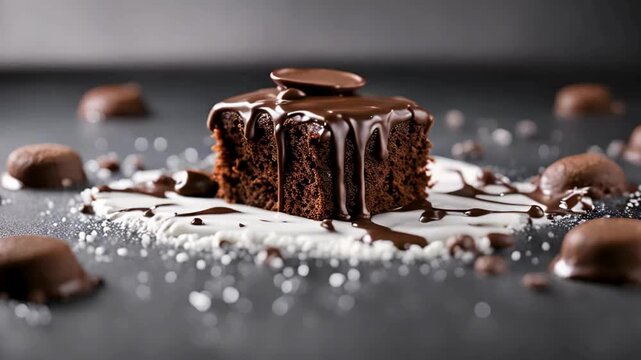 Brownie de chocolate.