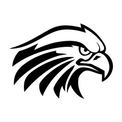 Fototapeta premium Tattoos eagles head vector image design 
