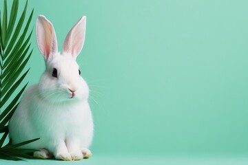 Connecting Communities: Rabbit Adoption, Animal Rights, and Conservation Activities in Minimalist Flat Illustration Style
