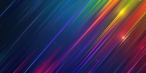 Abstract Colorful Lines Background