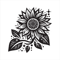 Sunflower Illustration