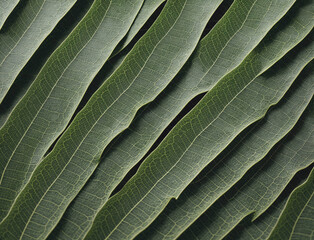 Obraz premium A close up of a leaf with a green color