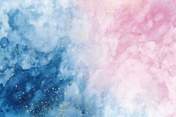 Fototapeta premium Watercolor Abstract Background Set for Elegant Wedding and Business Cards