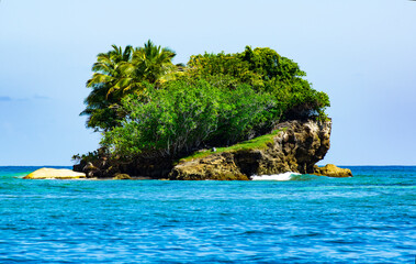 Uninhabited Island, Samana Bay, Dominican Republic