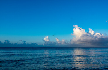 Sunrise at Carribian Seashore