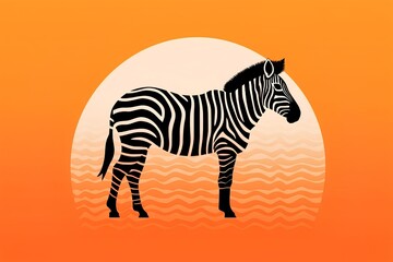 Fototapeta premium zebra vector illustration