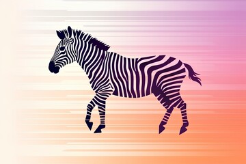 Fototapeta premium zebra vector illustration