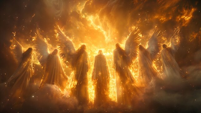 Seven Angels Stand Before God and They Are Given Seven Trumpets, Prophecy from the Book of Revelation