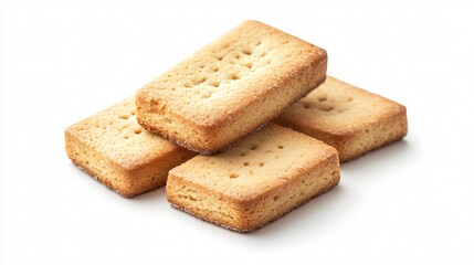 Sweet cookies with grains of sugar rectangular 