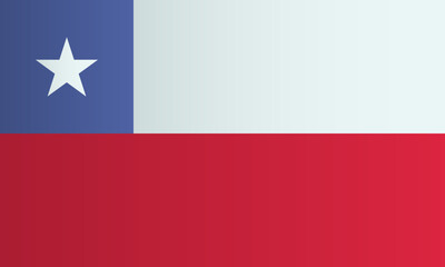 Chile national flag. Country identity