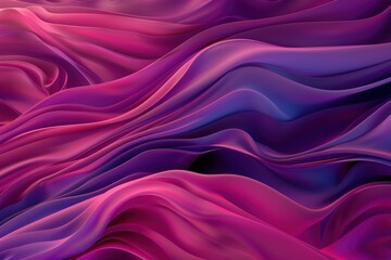 Fototapeta premium red fluid, silk background - 3D Render. Beautiful simple AI generated image