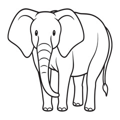 elephant cartoon illustration