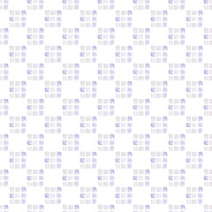 Chess pattern. Abstract print. Seamless watercolor pattern
