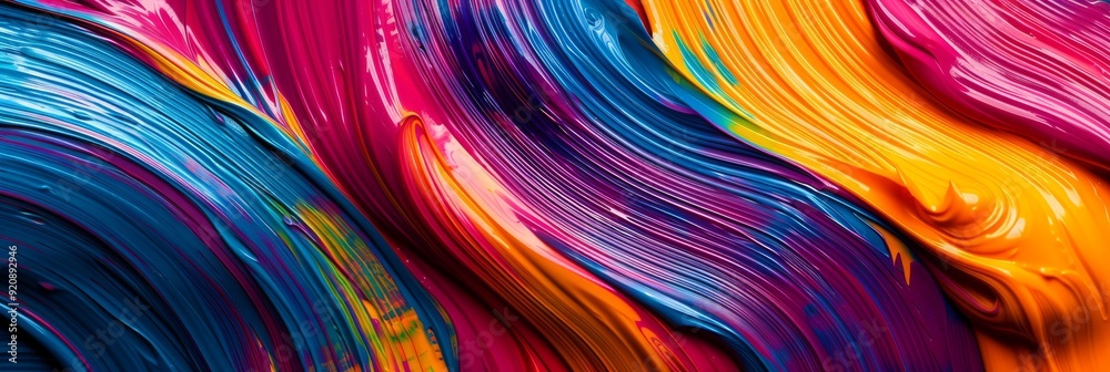 Poster dynamic and colorful abstract swirls that are truly perfect for various design and art applications
