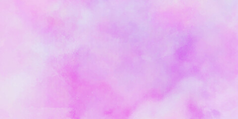 Natural shiny and soft light watercolor blurry cloudy pink fluffy view sky wallpaper texture. Colorful beautiful sky pink color light grunge, wall background.	
