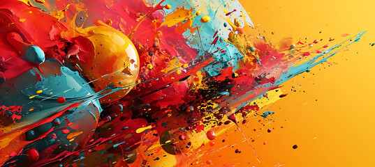 An Abstract Artwork Showcasing Intricate Details and Fluid Movements
