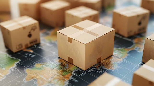 Close up view of various shipping options  delivery choices  and international tracking details on an e commerce site