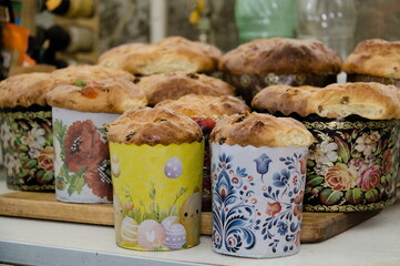 Easter in a Ukrainian house