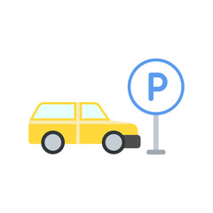 Taxi Parking Icon