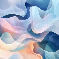 create a calming, abstract background with flowing shapes and soothing colors