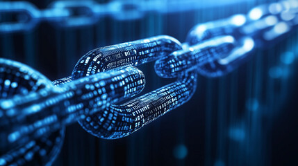 Blockchain. Sfondo.