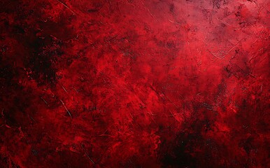 Abstract red grunge texture background with dark red and black accents.