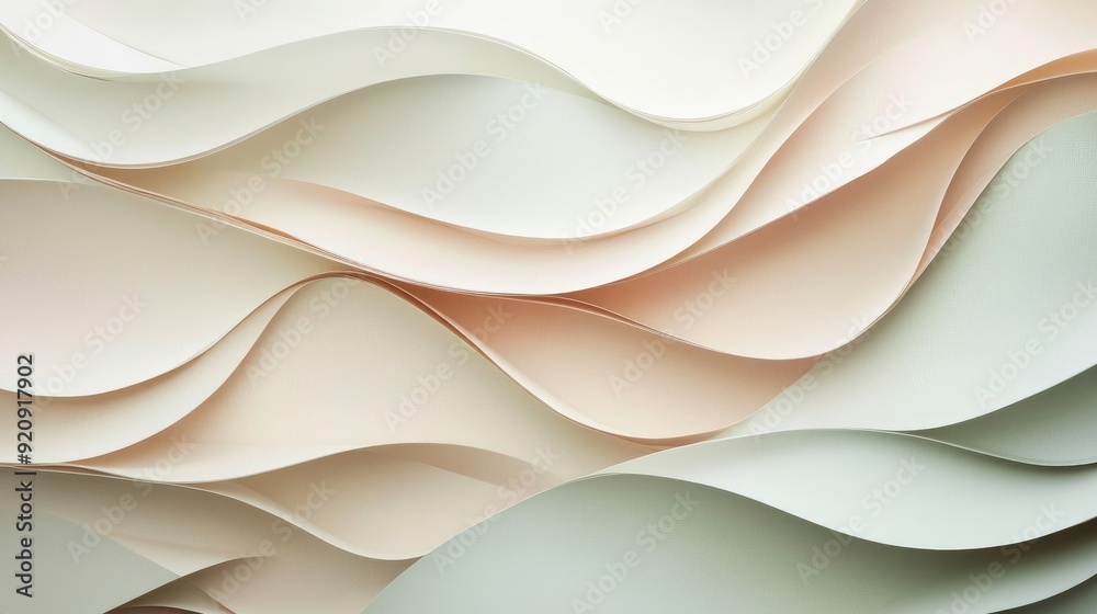 Fototapete Elegant abstract line paper backdrop with delicate, intersecting lines in soft colors, ideal for creating a refined and stylish appearance
