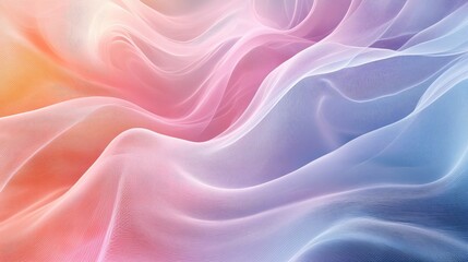 Fototapeta premium Elegant abstract line paper background with soft pastel tones, featuring intricate and flowing lines, perfect for creative presentations