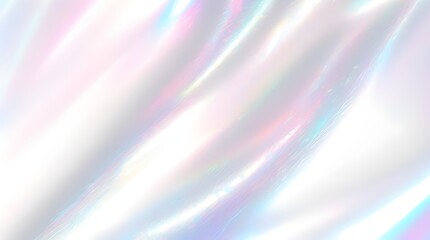 Holographic background seamless trendy iridescent light foil texture. Soft holographic pastel unicorn marble background pattern. Modern pearlescent blurry abstract swirl illustration.	