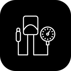 Blood Pressure Gauge Icon Design
