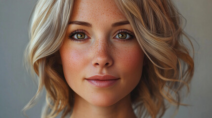 Naklejka premium portrait of a woman