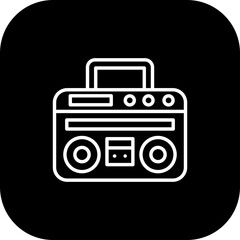 Boom Box Icon Design
