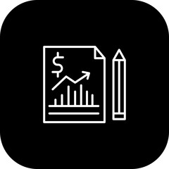 Business Report Icon Design