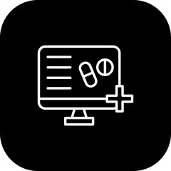 Online Pharmacy Icon Design