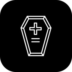 Obraz premium Coffin Icon Design