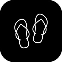 Slippers Icon Design