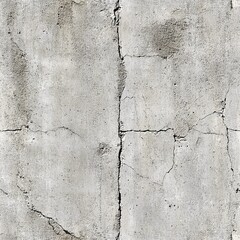 Obraz premium close-up of textured concrete wall with visible cracks and patches, weathered gray concrete surface. concepts: ads that require gritty urban aesthetic, film and video production, product photography.