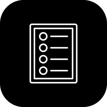Table Of Content Icon Design