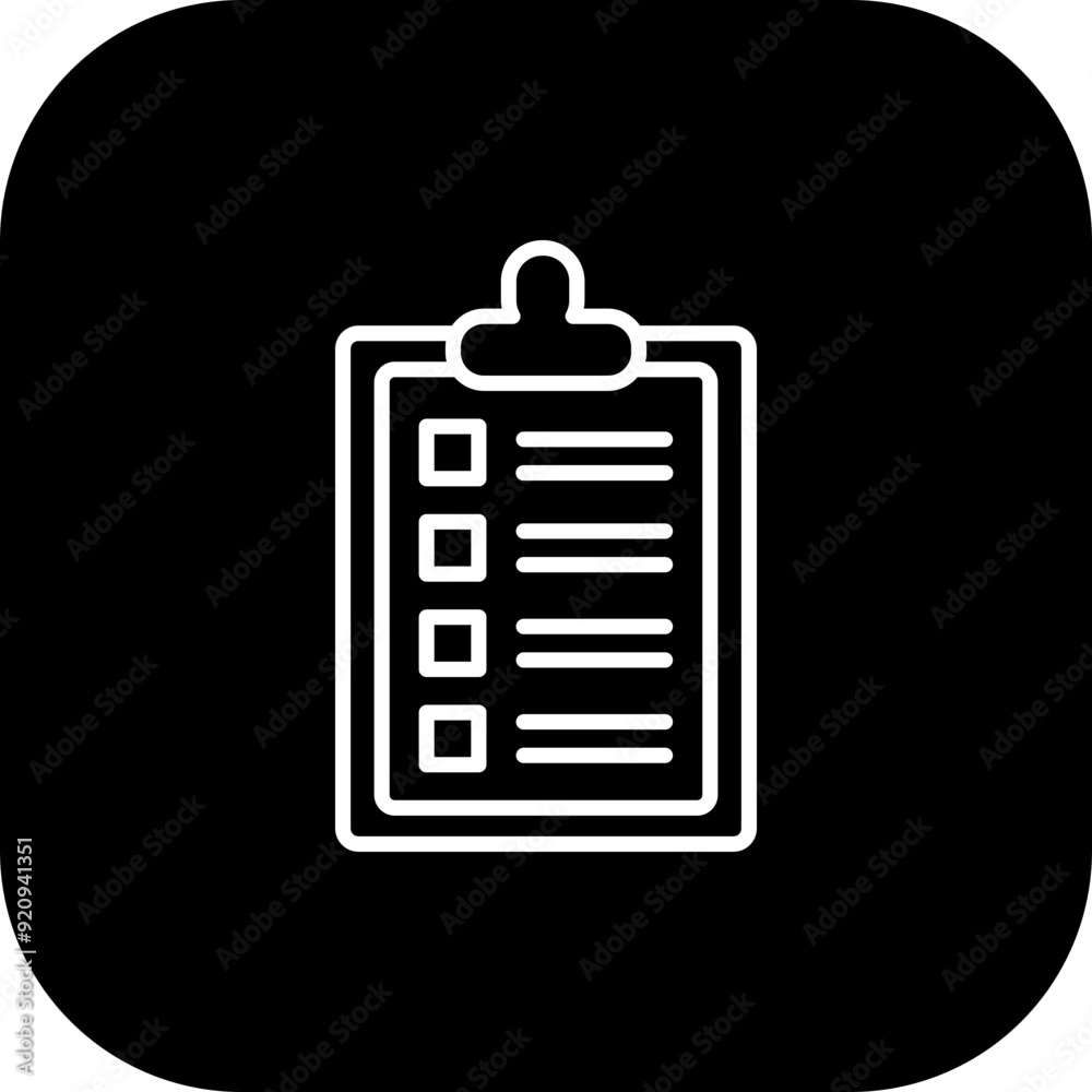 Sticker list icon design