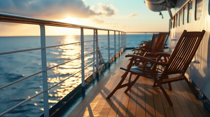 Obraz premium Cruise ship. Around the world. Luxury vacation. Vacation. Luxury travel. Travel advertising. Ocean. Sea. Sea voyage. Luxury. Summer vacation. Deck