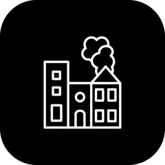 Fototapeta premium Factory Icon Design