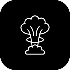 Nuclear Explosion Icon Design
