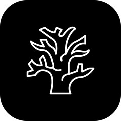 Dry Tree Icon Design