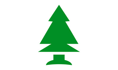 fir tree, pine tree vector logo