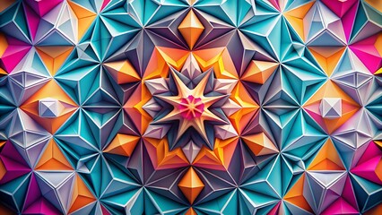 Modern grey geometric pattern background