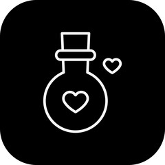 Love Potion Icon Design