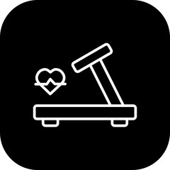 Treadmill Vector Icon Design
