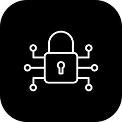 Cyber Security Vector Icon Design