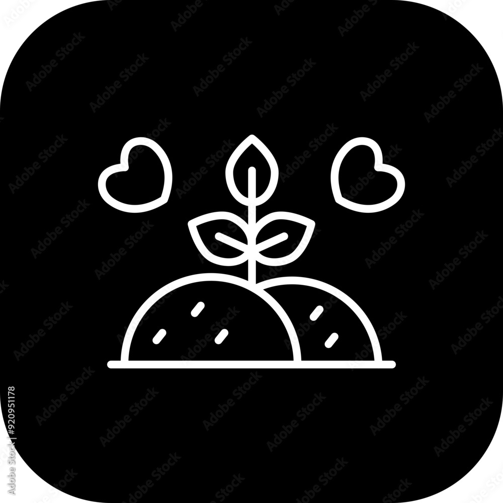 Wall mural Plant Tree Vector Icon Design